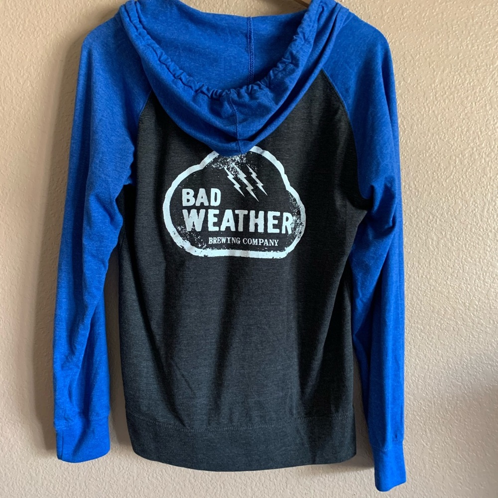 Bad Weather Brewing Company Hoodie Size Small